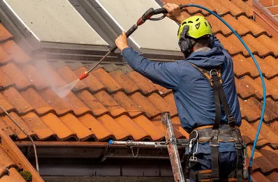 Démoussage et hydrofuge de toiture à Gluiras